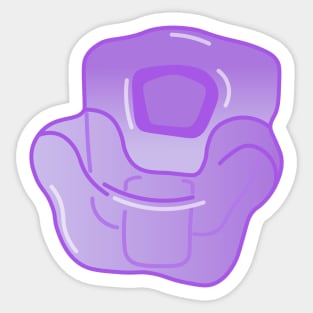 90´s Violet Sofa Sticker